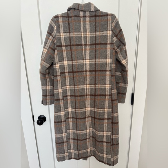 Astr raquel coat  Plaid Double-Breasted Coat - Picture 12 of 16